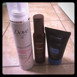 New to almost new hair products